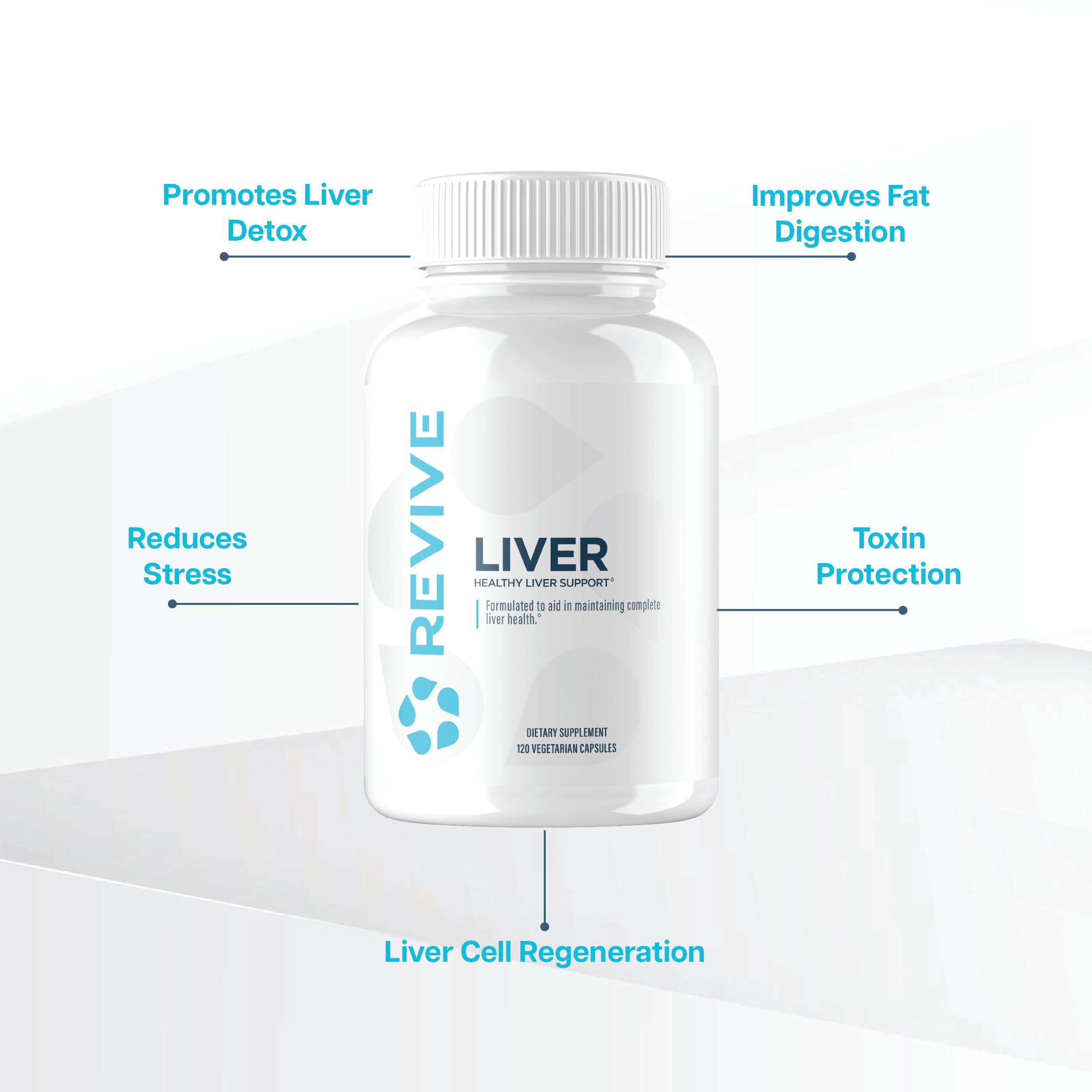 Revive MD Tudca, sal biliar soluble para soporte digestivo.