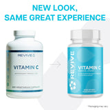 Revive MD Vitamina C frasco, embalaje práctico y reciclable.