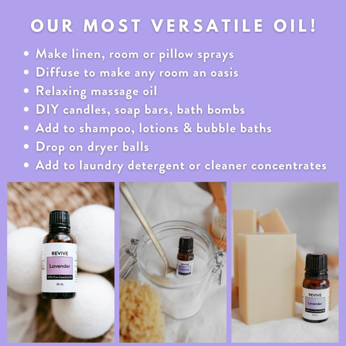 REVIVEEO Aplicación de masaje con lavanda para relajar músculos.