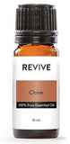 REVIVEEO Mezcla de Clavo, botella vertiendo, ideal para aromaterapia suave y ambiente calmante.