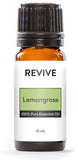 Reviveeo Lemongrass: botella de aceite para cuidado de la piel y aroma.