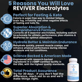 REVIVER tabletas electrolitos en entrenamiento para apoyo durante sesiones intensas.