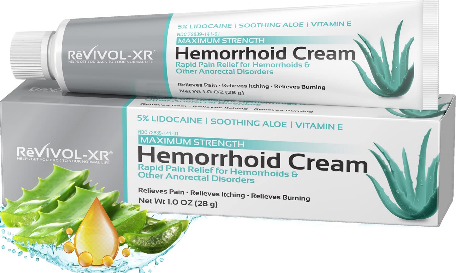 REVIVOL-XR crema de lidocaína para aplicación externa, alivio rápido.