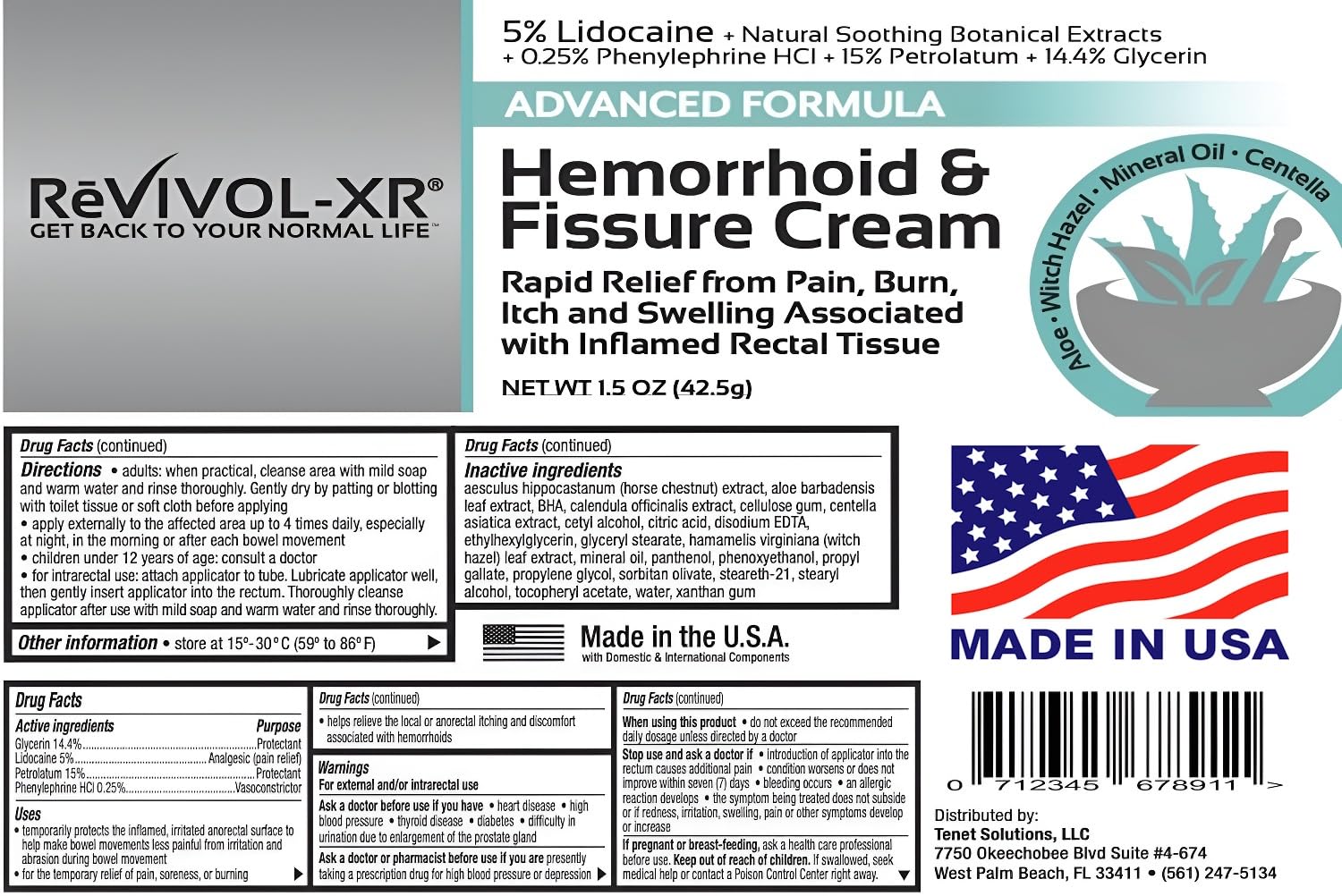 REVIVOL-XR textura hidratante y barrera protectora para la piel delicada.