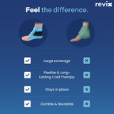REVIX Ajuste ergonómico para tobillo: se adapta a distintas tallas para mayor confort.