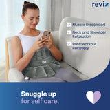 REVIX diseño en tres secciones para ajuste en cuello y espalda.