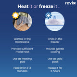 REVIX Diseño 2 en 1: calor o frío para recuperación suave