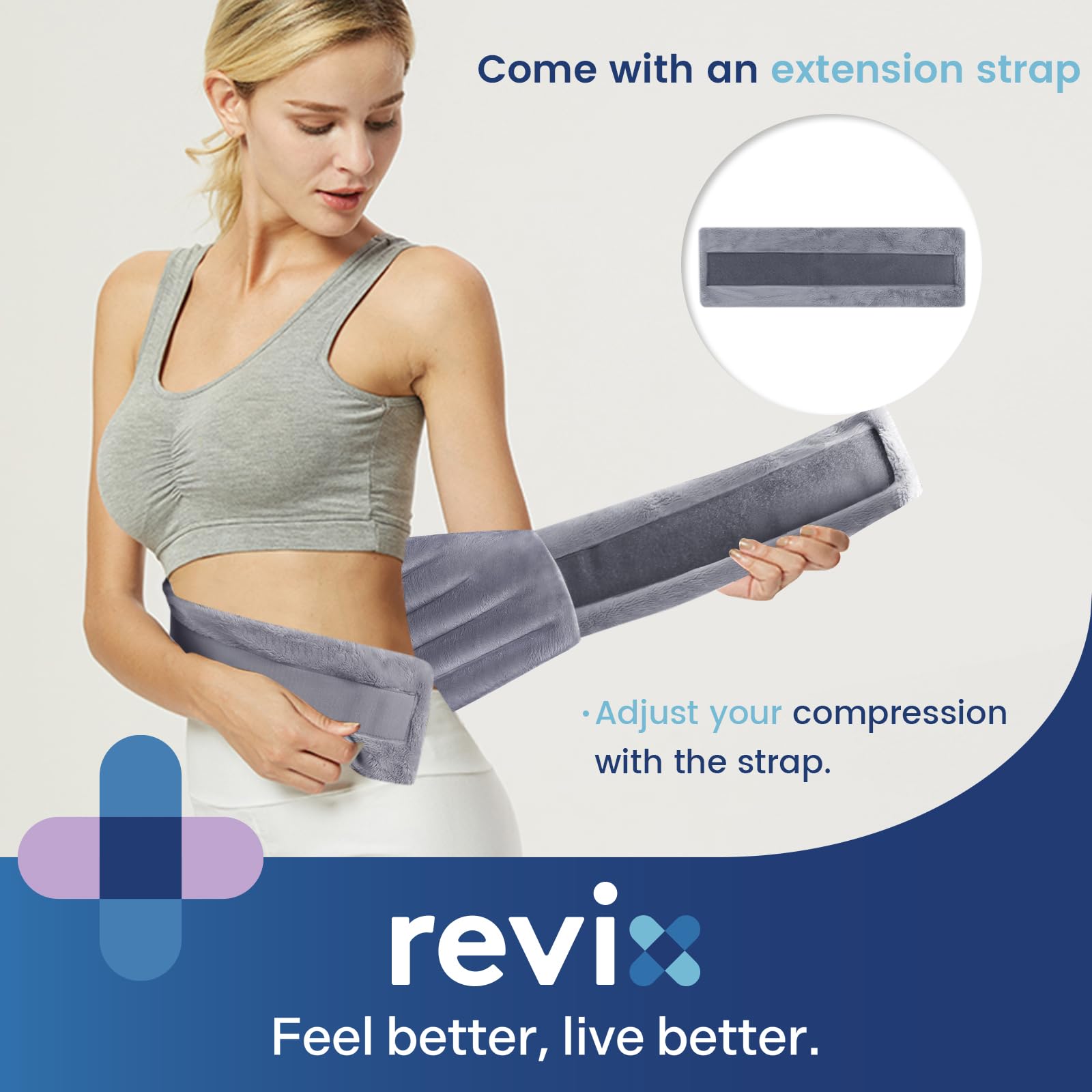 REVIX Envoltura para hombros con ajuste seguro