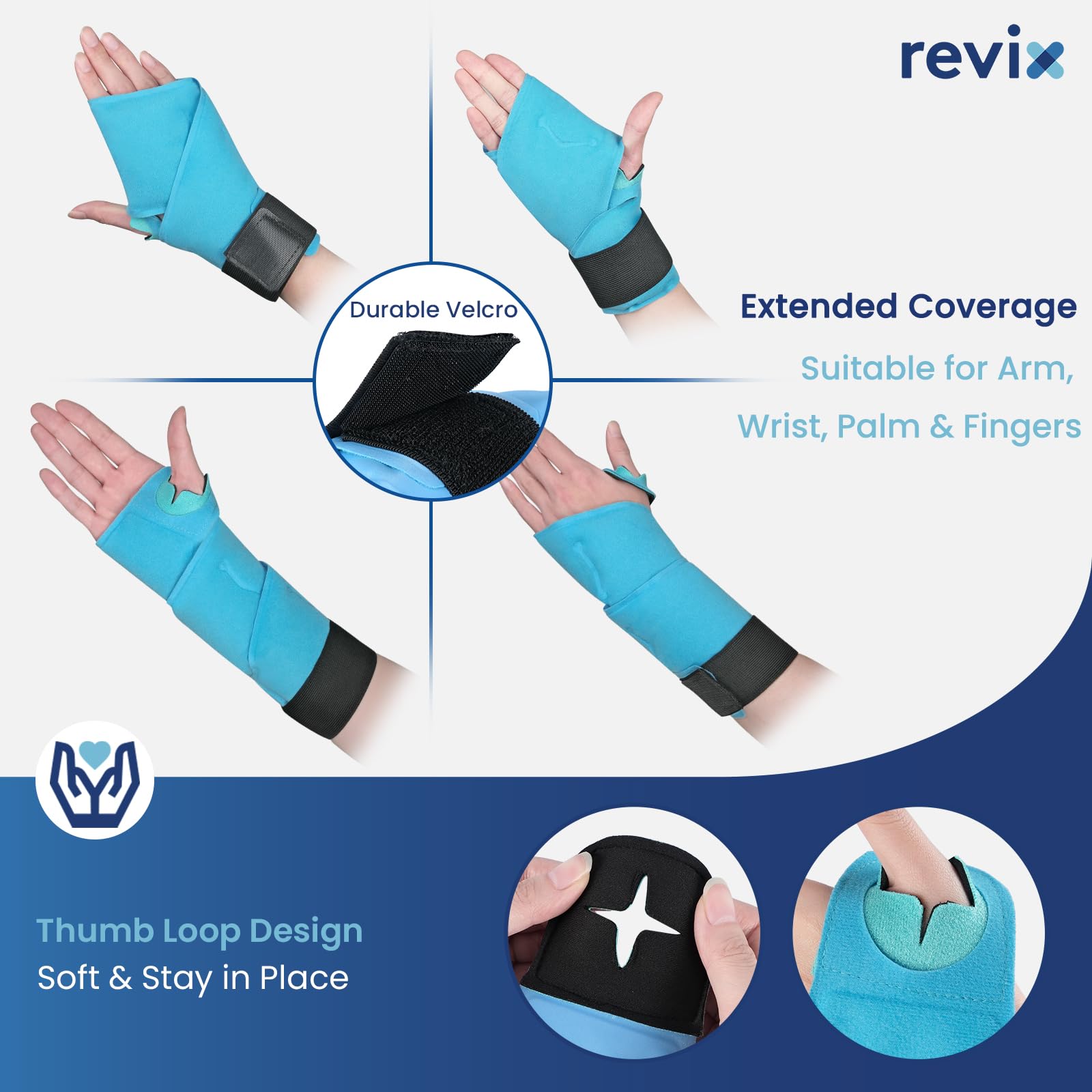 REVIX apertura de pulgar ergonómica para ajuste cómodo