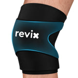 REVIX banda rodilla 3D con gel, enfriamiento profundo para la rodilla y zonas cercanas.