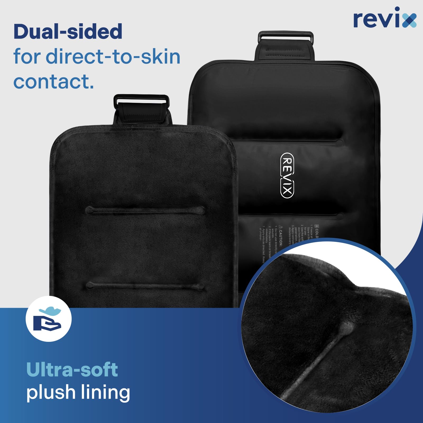 Bolsita de gel REVIX para codo, compresión suave para zonas específicas