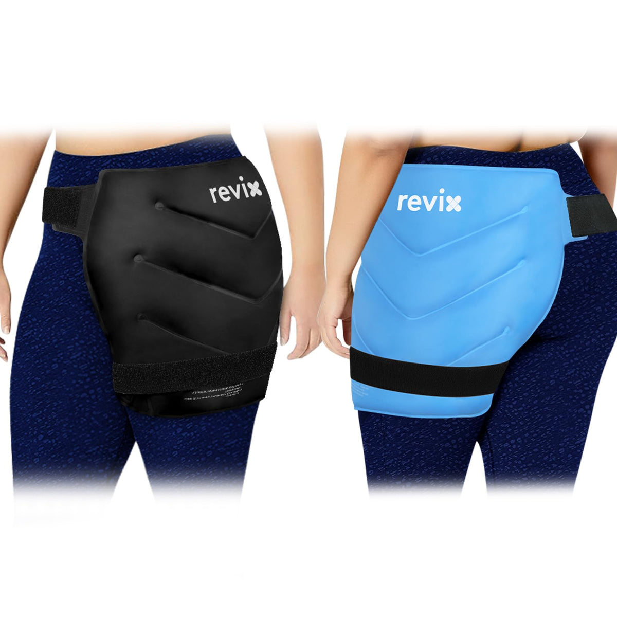 REVIX bolsa de hielo para cadera XL con dos correas, ajuste seguro