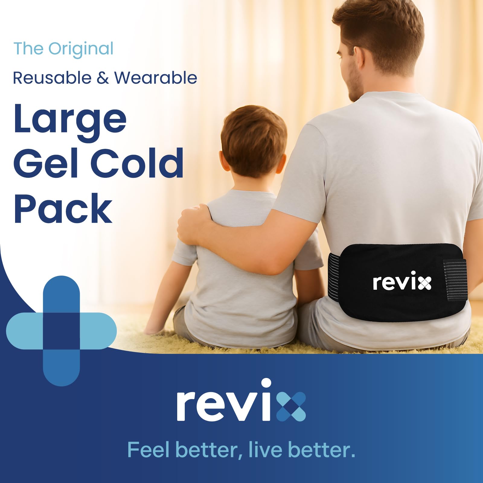 REVIX contorno doble surco para ajuste ergonómico durante el uso.