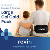 REVIX contorno doble surco para ajuste ergonómico durante el uso.