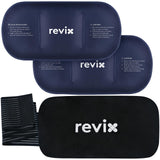 REVIX bolsas hielo suaves 14x7, dos unidades, enfriamiento localizado.