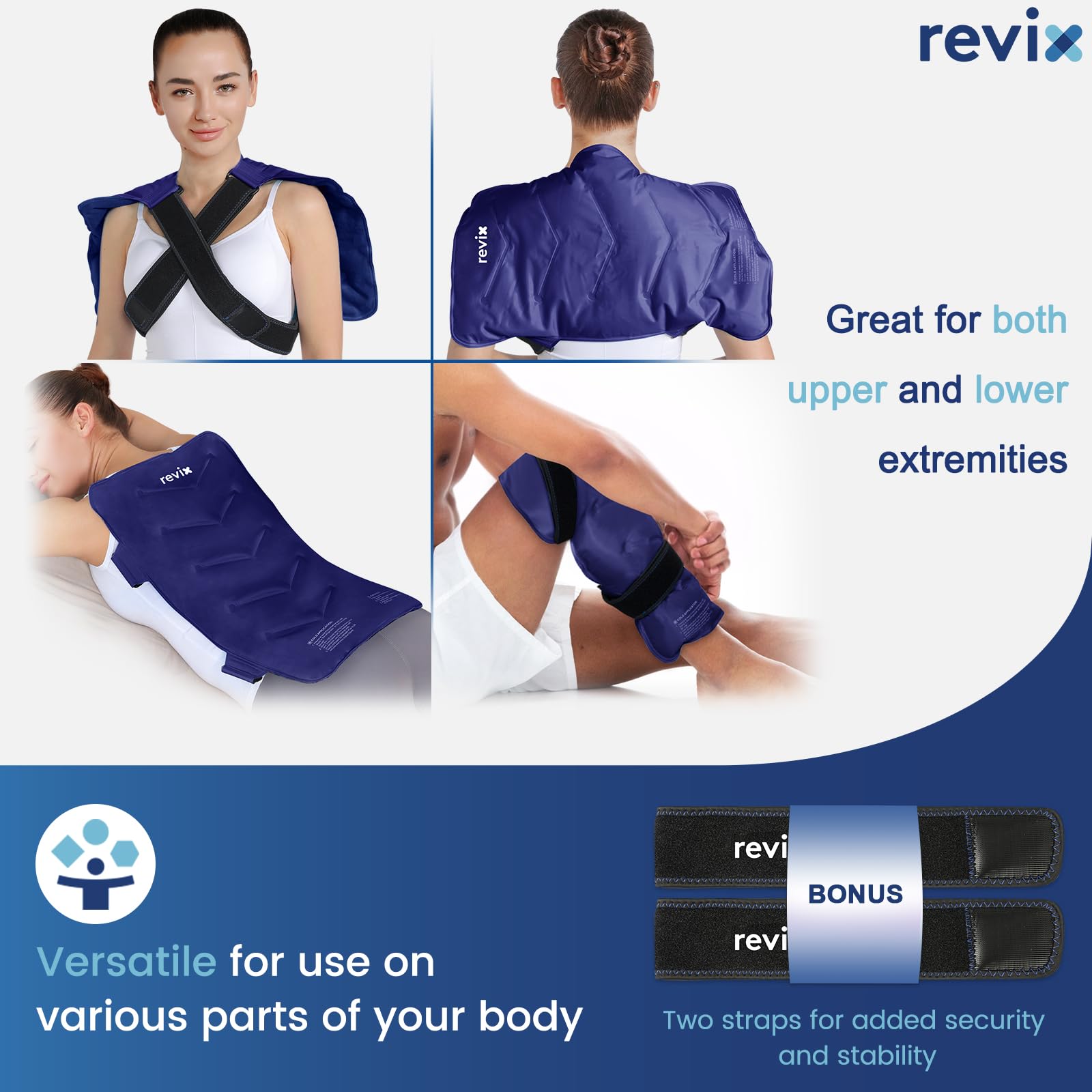 REVIX diseño para uso diario, ideal tras entrenamientos para recuperación diaria