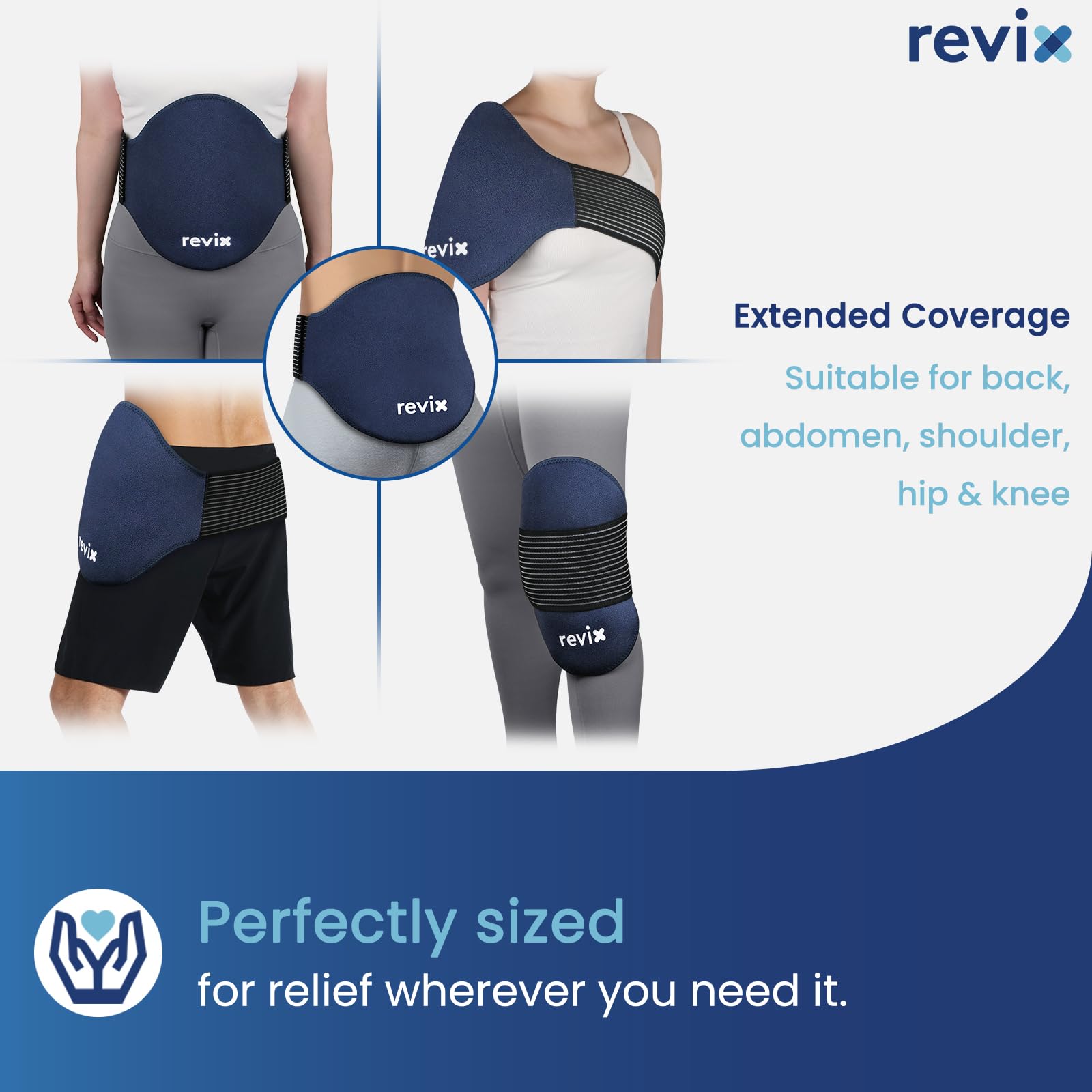 REVIX: diseño portátil y cómodo, perfecto para viajes y movimiento.