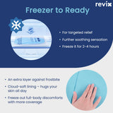 REVIX gel 14x7 para cadera y muslo, cobertura amplia