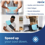 REVIX compresa gel 14x7 para hombro, uso cómodo y estable