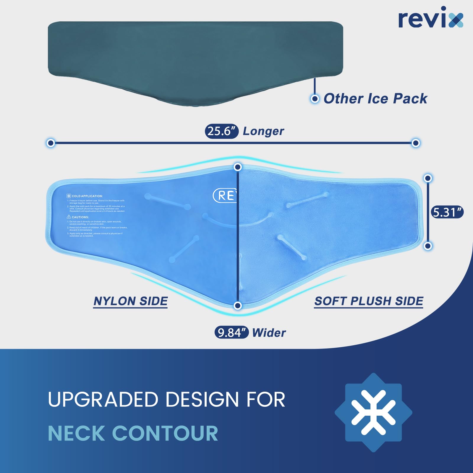 REVIX cuello-hielo, ideal tras entrenamientos para recuperación suave.