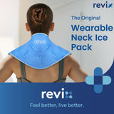 REVIX cuello-hielo, doble tela para enfriamiento suave y frío profundo en hombros.