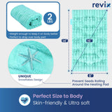 REVIX diseño de copos de nieve para calor uniforme y cómodo.