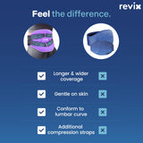 REVIX diseno-portatil: uso cómodo en casa para recuperación diaria.