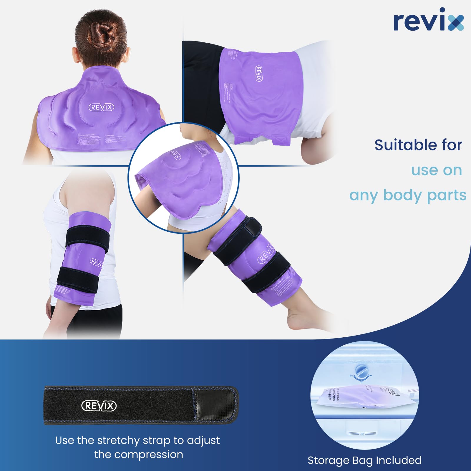 REVIX diseño de doble cara con forro suave para mayor confort