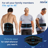 REVIX costuras dobles evitan fugas y ofrecen durabilidad.