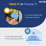 REVIX dos paquetes reutilizables para frio o calor en cualquier momento.
