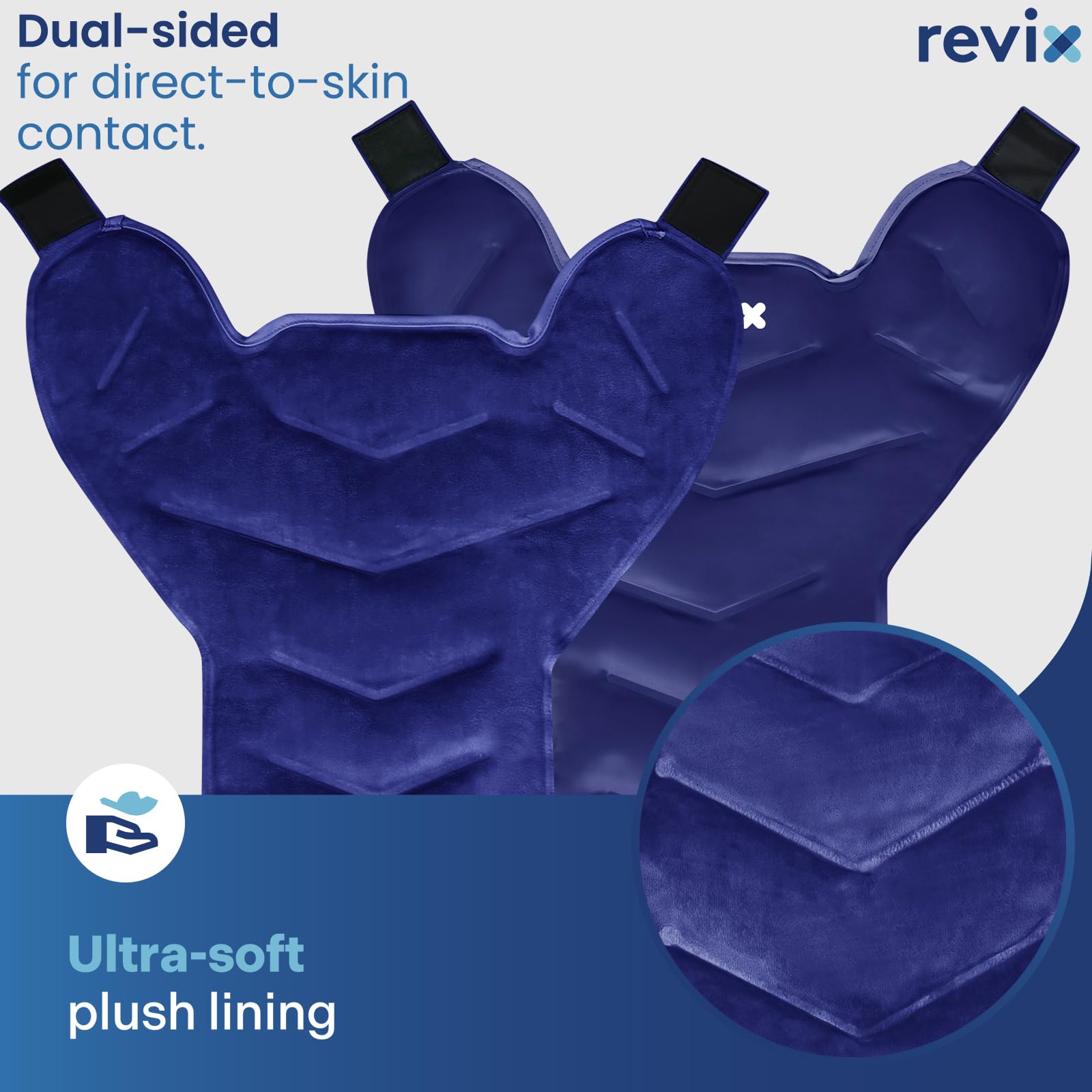 REVIX forro peluche suave: confort y contacto agradable con la piel.