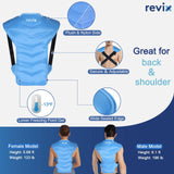 REVIX funda de nylon resistente protege el gel reutilizable.