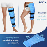 REVIX gel flexible que mantiene temperatura fría por más tiempo.