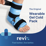 REVIX gel frío para pie y tobillo, diseño ergonómico