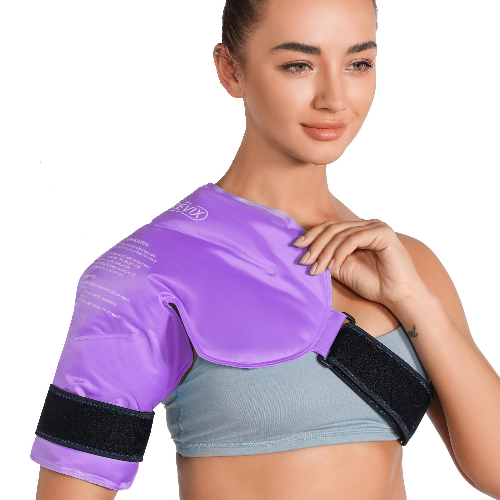 REVIX almohadilla de gel frío para hombro, confort y recuperación tras entrenamiento