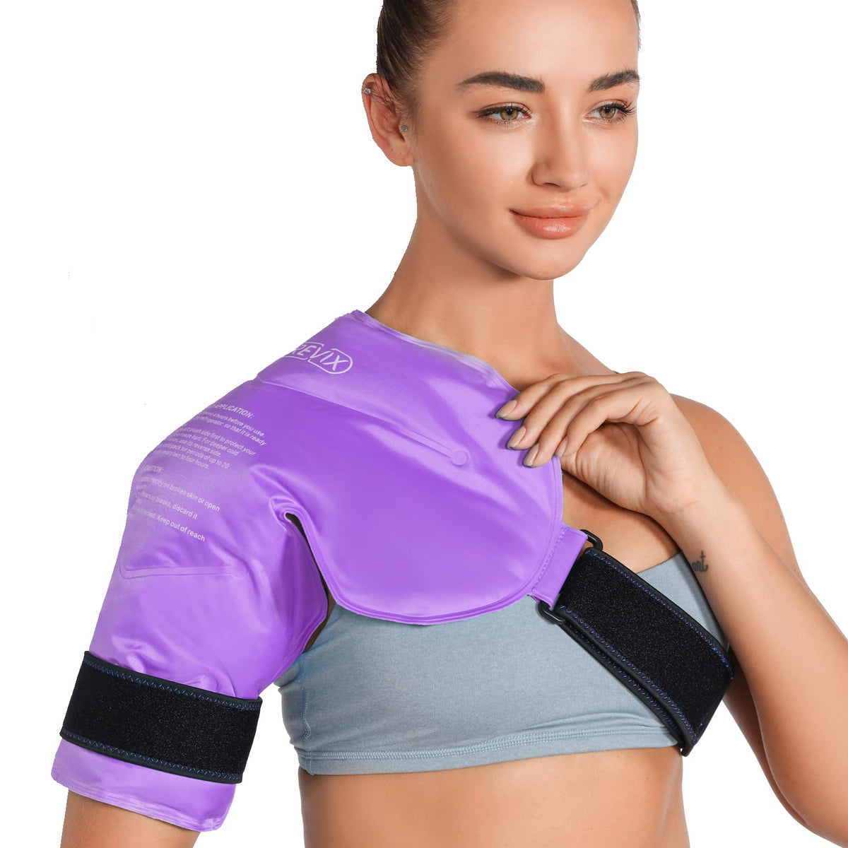 REVIX almohadilla de gel frío para hombro, confort y recuperación tras entrenamiento