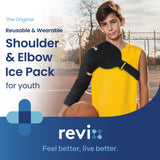 Revix hombro y codo, terapia de frío reutilizable para recuperación post-entrenamiento
