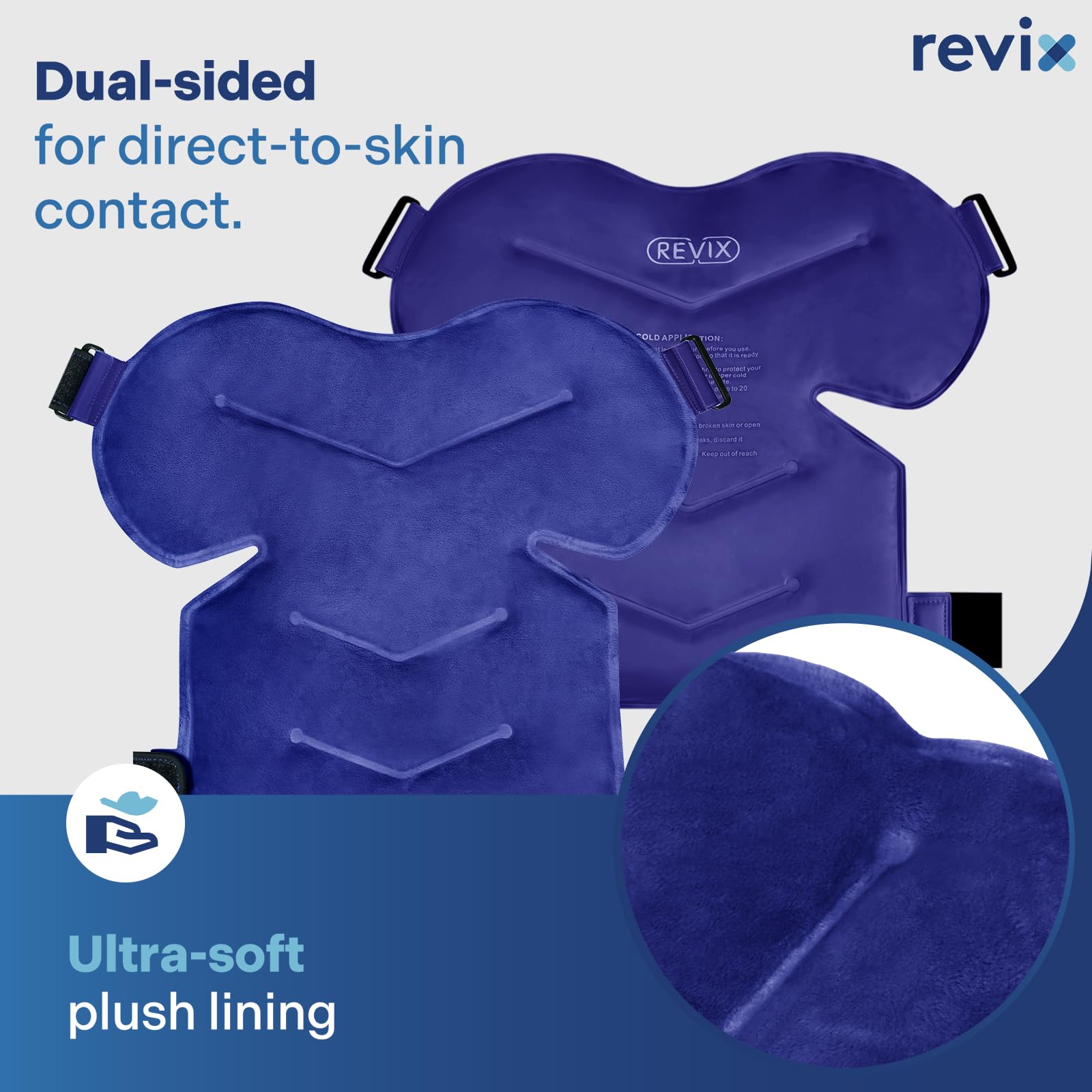 REVIX contorno ergonómico hombro que abraza la zona afectada
