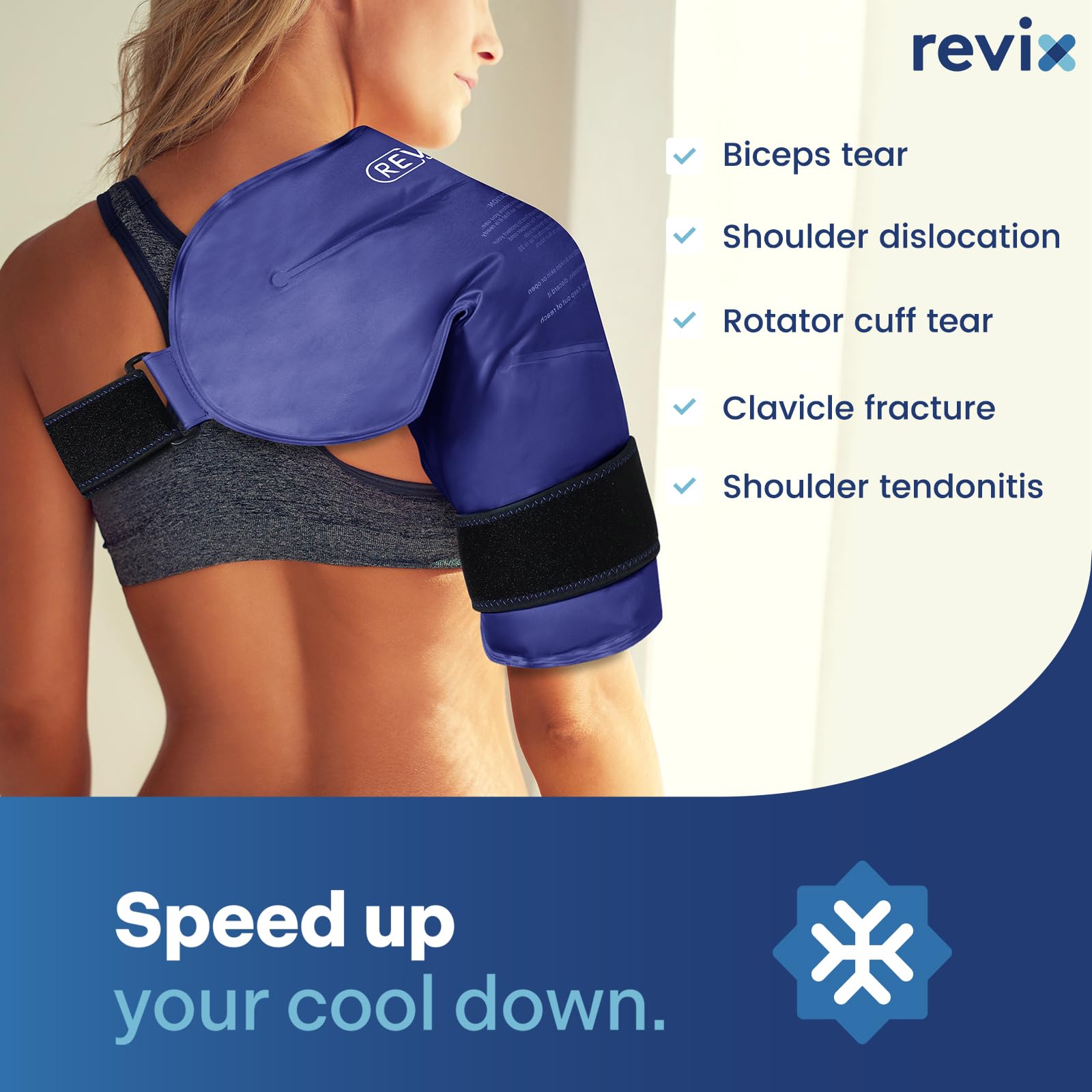 REVIX diseño reversible hombro para derecha o izquierda