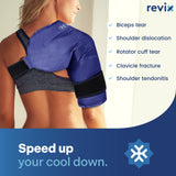 REVIX diseño reversible hombro para derecha o izquierda