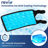 REVIX envoltura de rodilla con 45 minutos de enfriamiento sostenido