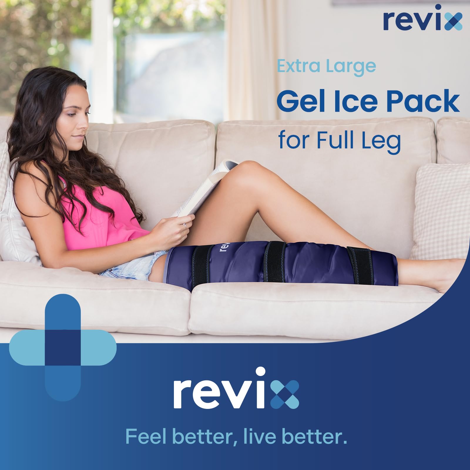 REVIX lado felpado suave, cómodo para uso prolongado.