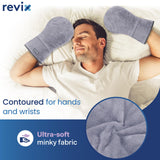 REVIX mitones con cubierta de minky desmontable para lavado cómodo