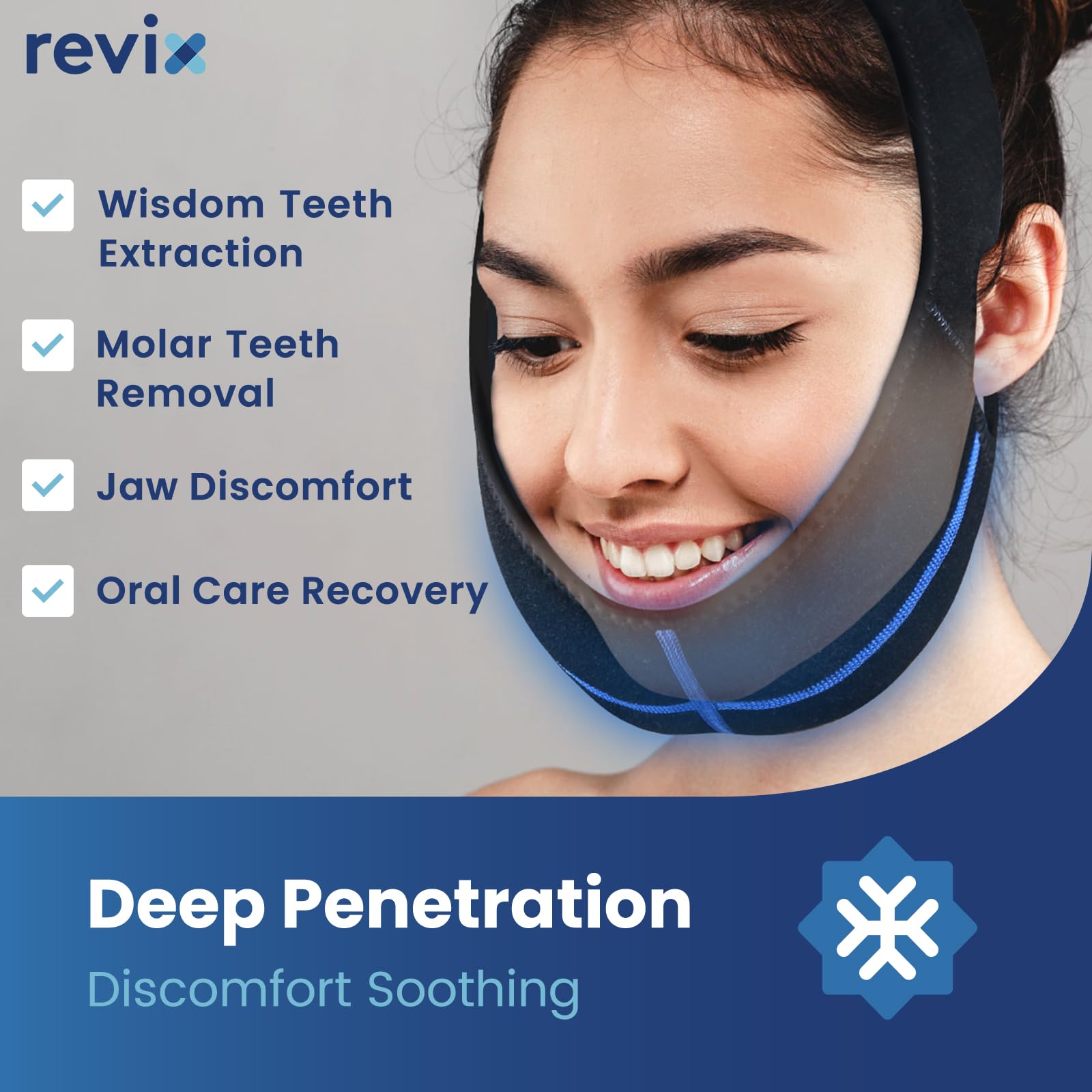 Packs de gel reutilizables REVIX permiten frío o calor localizado
