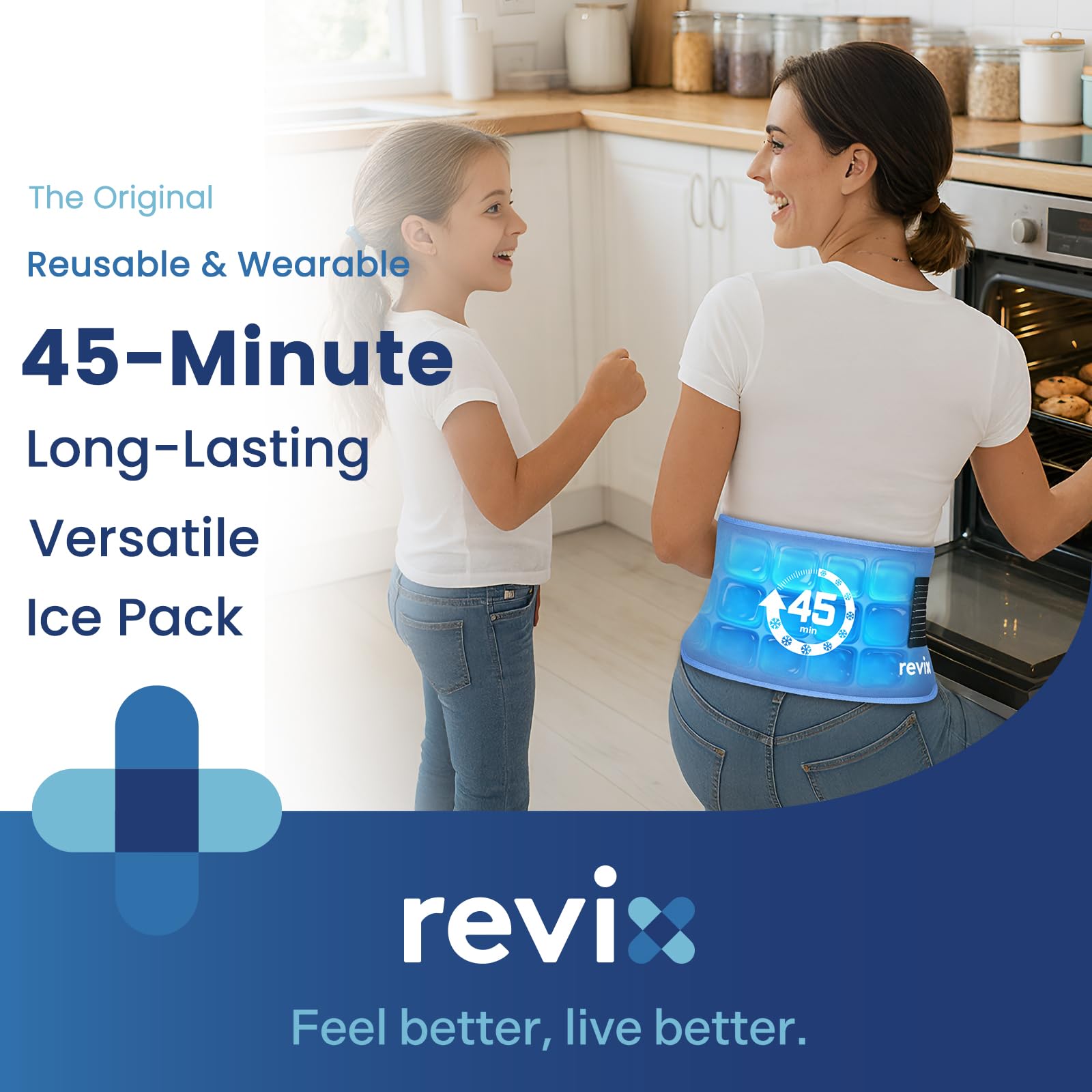 REVIX paquete de hielo rodilla, enfriamiento localizado tras entrenamiento
