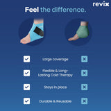 REVIX uso postquirúrgico con enfriamiento estable para recuperación.