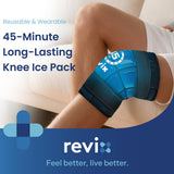 REVIX compresa de hielo flexible para rodilla que se adapta y alivia molestias