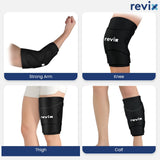 REVIX rodilla diseño profesional para uso diario y recuperación.