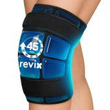 REVIX rodilla con hielo y diseño enrejado para enfriamiento uniforme y prolongado