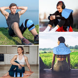 REVIX rodillera de hielo 20'' XXL reutilizable para recuperación post-entrenamiento